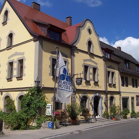Hotel-Gasthof Die Post Brennerei Frankenhoehe Schillingsfürst Exterior foto