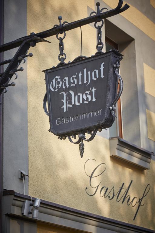 Hotel-Gasthof Die Post Brennerei Frankenhoehe Schillingsfürst Exterior foto